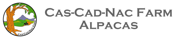 Ca-Cad-Nac Farm Alpacas logo - Perkinsville, Vermont